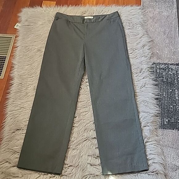 Coldwater‎ creek natural fit womens gray dress pants size 10 - Picture 1 of 6